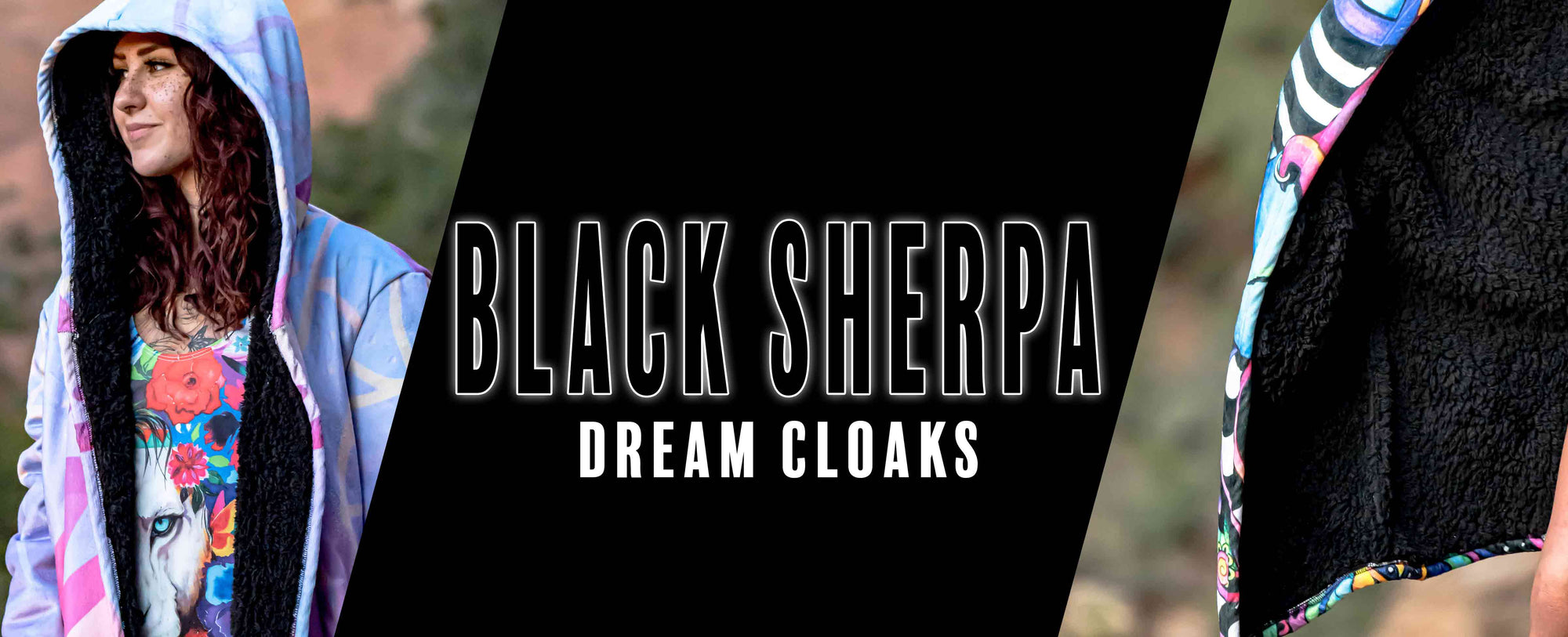 Black Sherpa Dream Cloaks