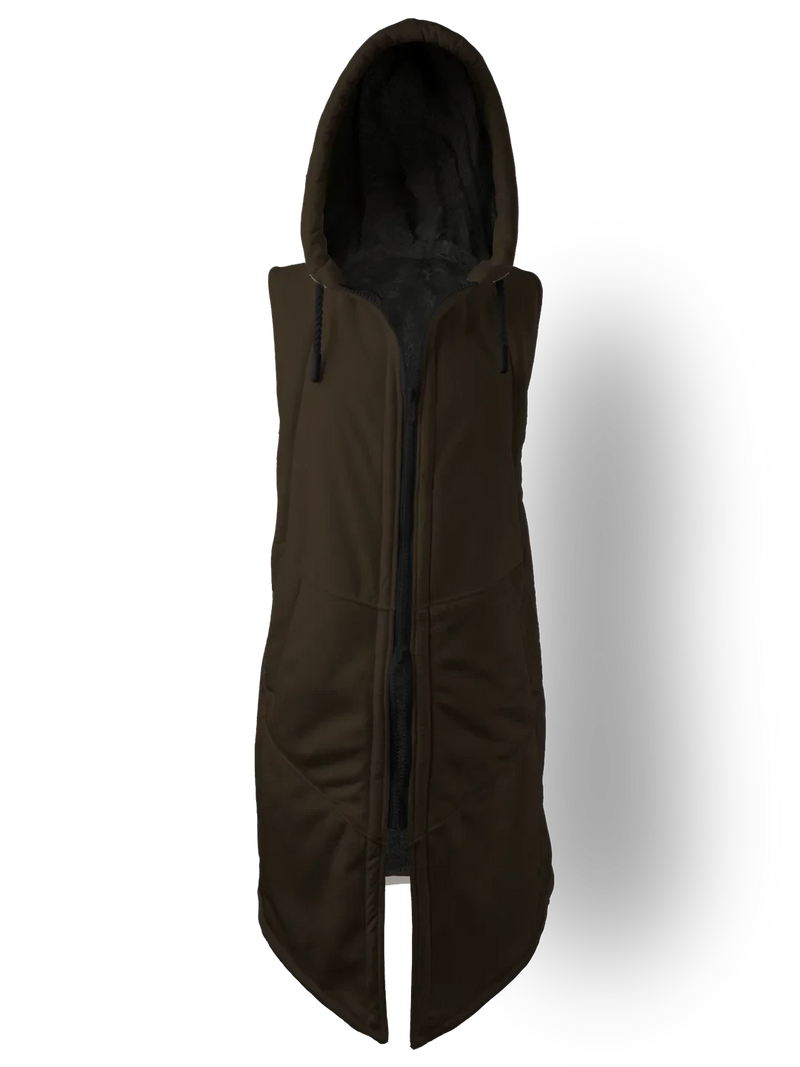 Chocolate Cyber Cloak Hooded pullover Electro Threads