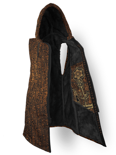 Egyptian Glyphs (Golden) Cyber Cloak Cyber Cloak TCG Sleeveless-No Bag XX-Small Black Sherpa
