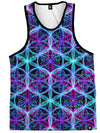 Flower Of Life Unisex Tank Top Tank Tops Electro Threads