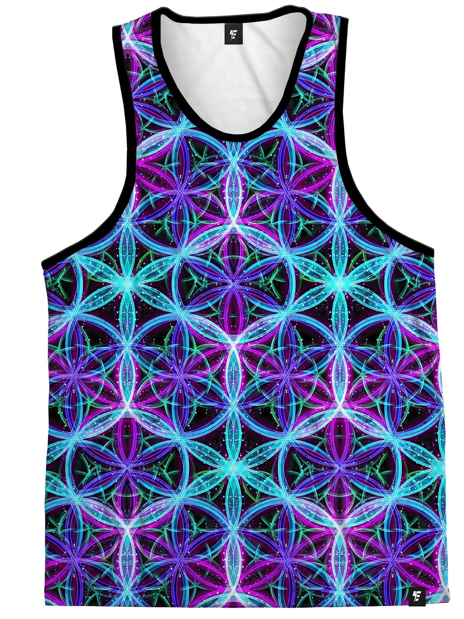 Flower Of Life Unisex Tank Top Tank Tops Electro Threads 