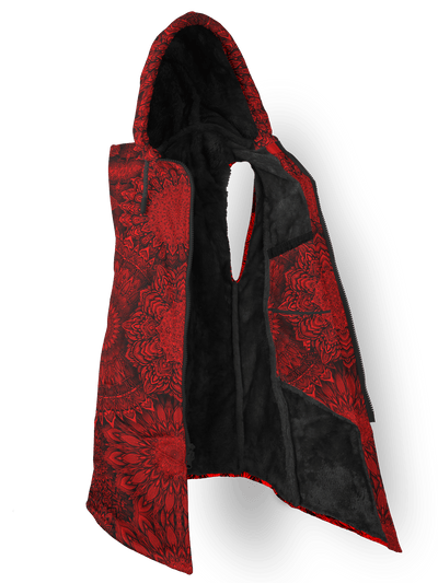 Mandala Bloom V2 Red Cyber Cloak Cyber Cloak TCG Sleeveless-No Bag XX-Small Black Sherpa