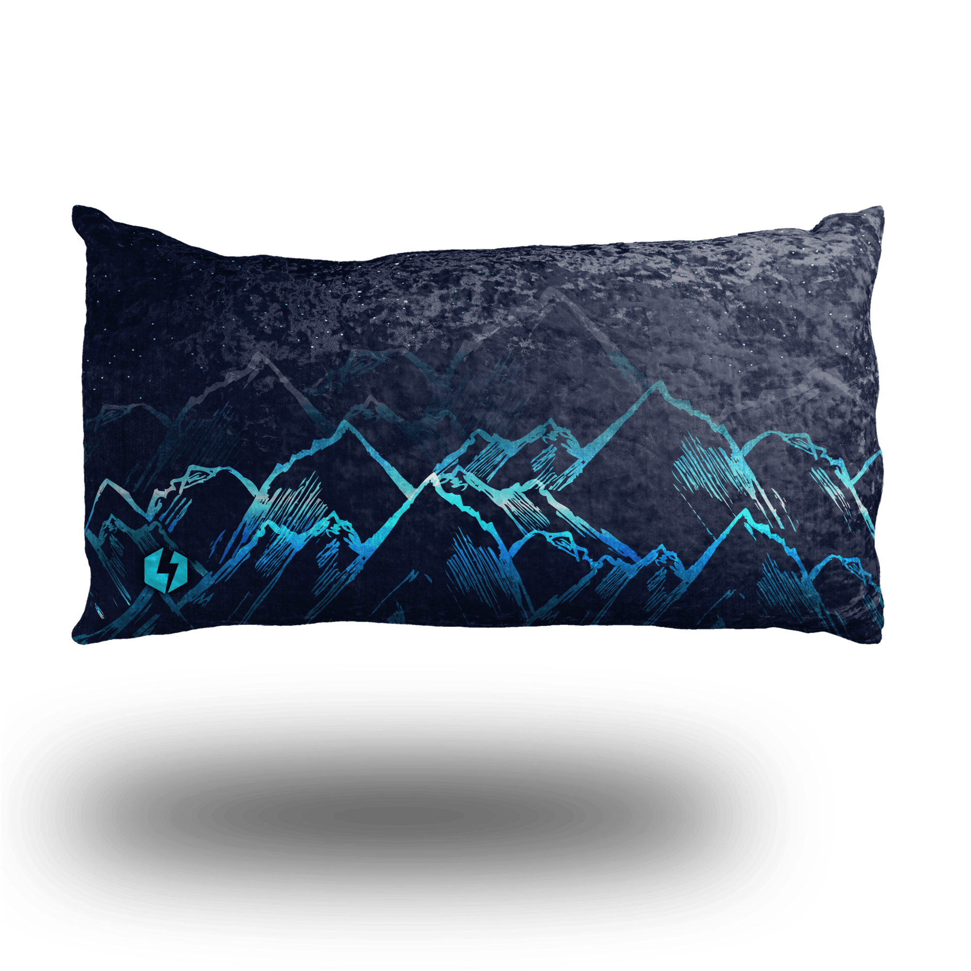 Mountain Stars Fitted Decor Pillowcase Pillowcase Brizbazaar STANDARD CRUSHED VELVET 