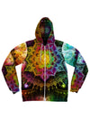 Neon Sacred Duality Unisex Hoodie Pullover Hoodies Electro Threads