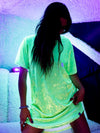 Neon Unisex Tall Tees Mens Tall Tee Electro Threads XS Neon Green Regular