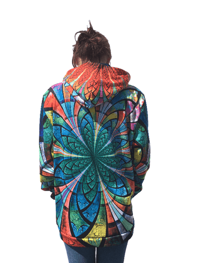 Optical Stained Glass Unisex Hoodie Pullover Hoodies T6