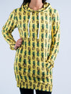 Pineapple Hooded Dress Hoodie Dress T6