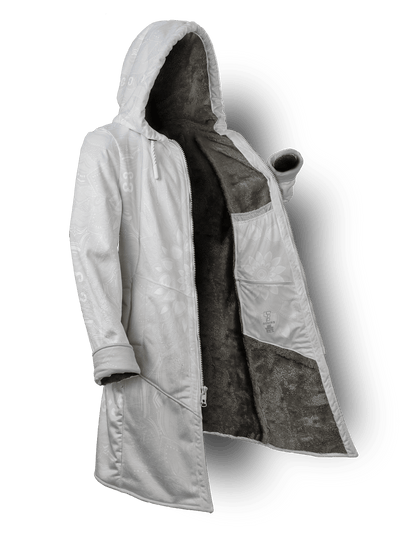 Rosebud White Cyber Cloak Cyber Cloak TCG Long Sleeve-No Bag XX-Small Cosmic Fur (Grey)