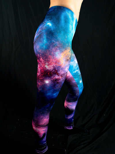 Space Art Tights Tights Electro Threads 2XS Purple Regular