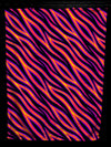Tiger Stripes (Warm) Baby Blanket Baby Blanket Electro Threads