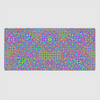 NEON ACID MAZE v6 Desk Mat