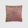 NEON EVERYTHING IS CONNECTED Crushed Velvet Throw Pillow