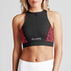 NEON EYESMOLOGY Zipup Sports Bra