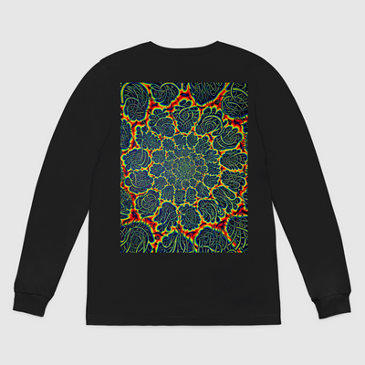 BIOMORPHIA Mens L/S Crew Tee, Bella + Canvas