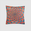 NEON EVERYTHING IS CONNECTED Crushed Velvet Throw Pillow