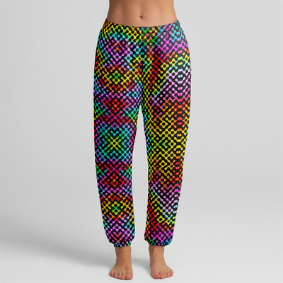 NEON ACID MAZE v4 Unisex Relaxed Sweatpant