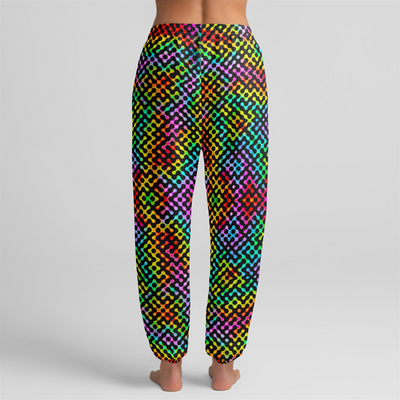 NEON ACID MAZE v4 Unisex Relaxed Sweatpant