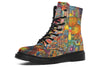 Blotter Patch Art Combat Boots