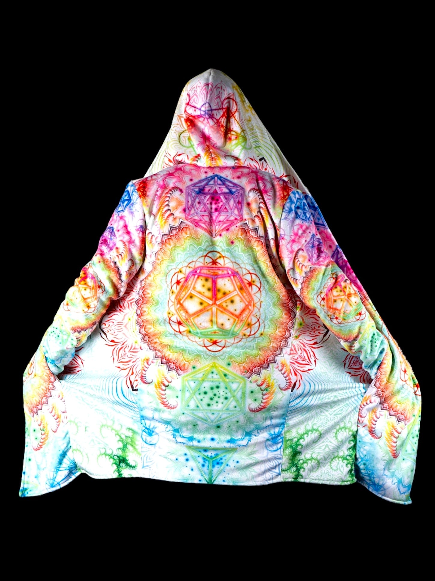 Inverted Platonic Mandala V2 Dream Cloak