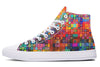 Blotter Fuzz High Top Shoes