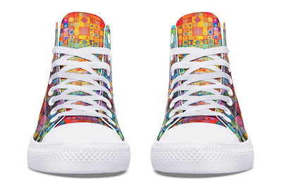 Blotter Fuzz High Top Shoes