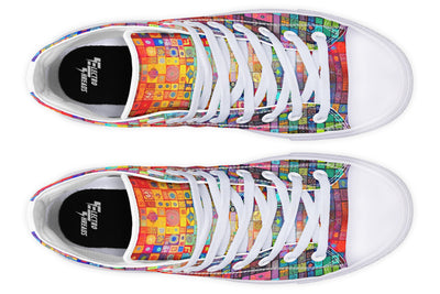 Blotter Fuzz High Top Shoes