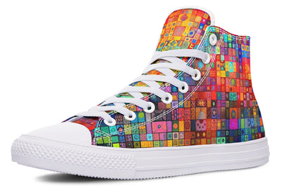 Blotter Fuzz High Top Shoes