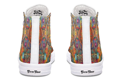 Blotter Patch Art High Top Shoes