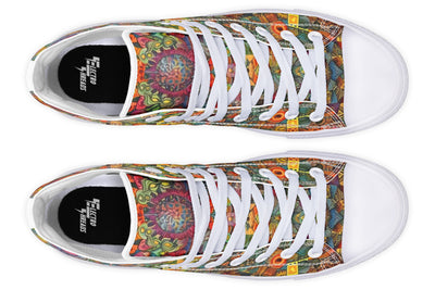 Blotter Patch Art High Top Shoes