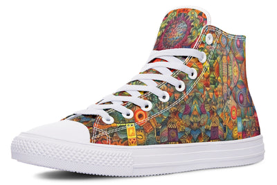 Blotter Patch Art High Top Shoes