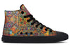 Blotter Patch Art High Top Shoes