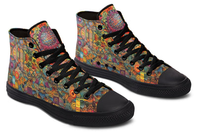 Blotter Patch Art High Top Shoes