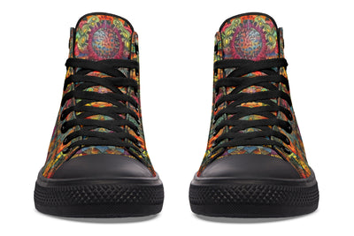 Blotter Patch Art High Top Shoes