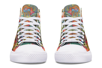 Blotter Patch Fuzz High Top Shoes