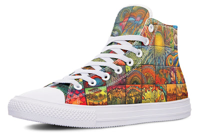 Blotter Patch Fuzz High Top Shoes