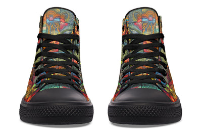 Blotter Patch Fuzz High Top Shoes