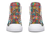 Blotter Quilt High Top Shoes