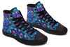 Cyan Convergence High Top Shoes