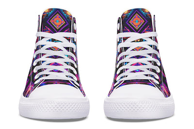 Cyber Grids High Top Shoes