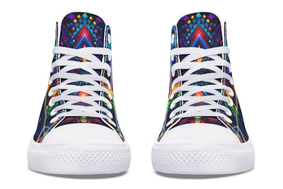 Cyber Lights High Top Shoes