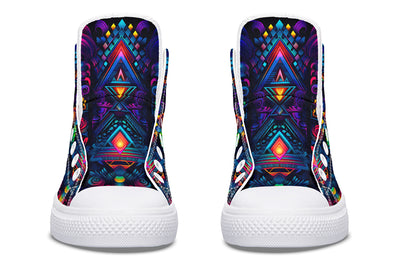 Cyber Lights High Top Shoes