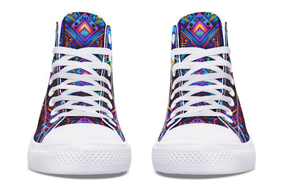 Cyber Lines High Top Shoes