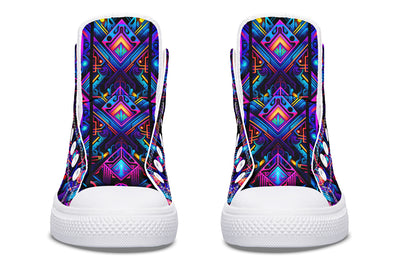 Cyber Lines High Top Shoes