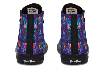 Cyber Night High Top Shoes