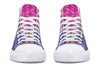 Flower Life Magenta High Top Shoes