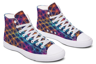 Flower Of Life High Top Shoes