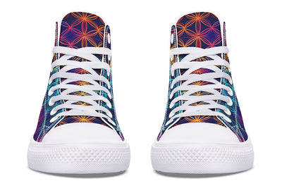 Flower Of Life High Top Shoes