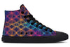 Flower Of Life High Top Shoes