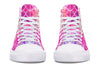 Flower Life Pink Sherbert High Top Shoes