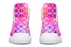 Flower Life Pink Sherbert High Top Shoes